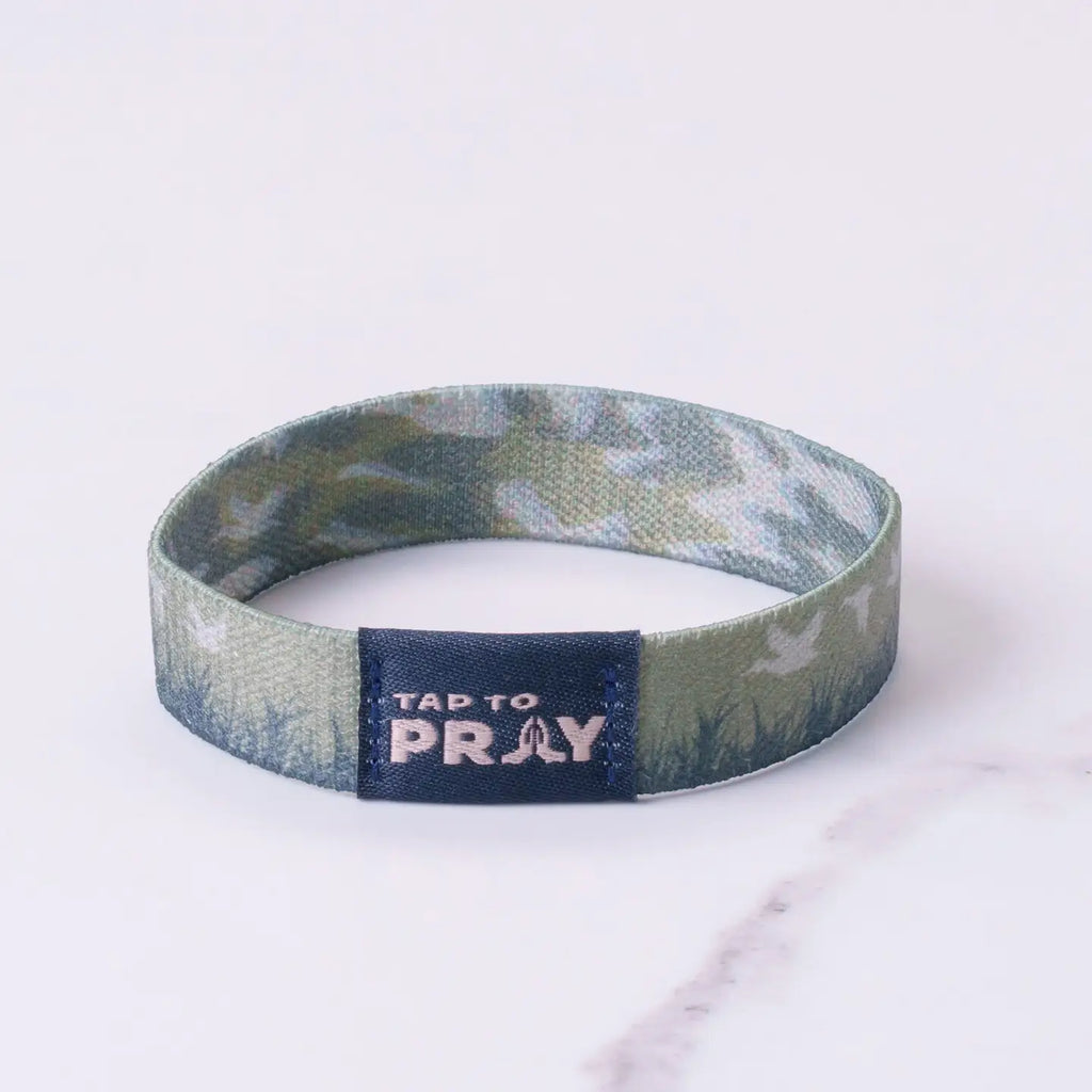 Tap To Pray Waterfowl Camo Wristband