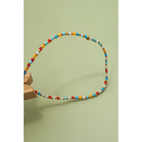 Boho Colorful Ball Beaded Bracelet