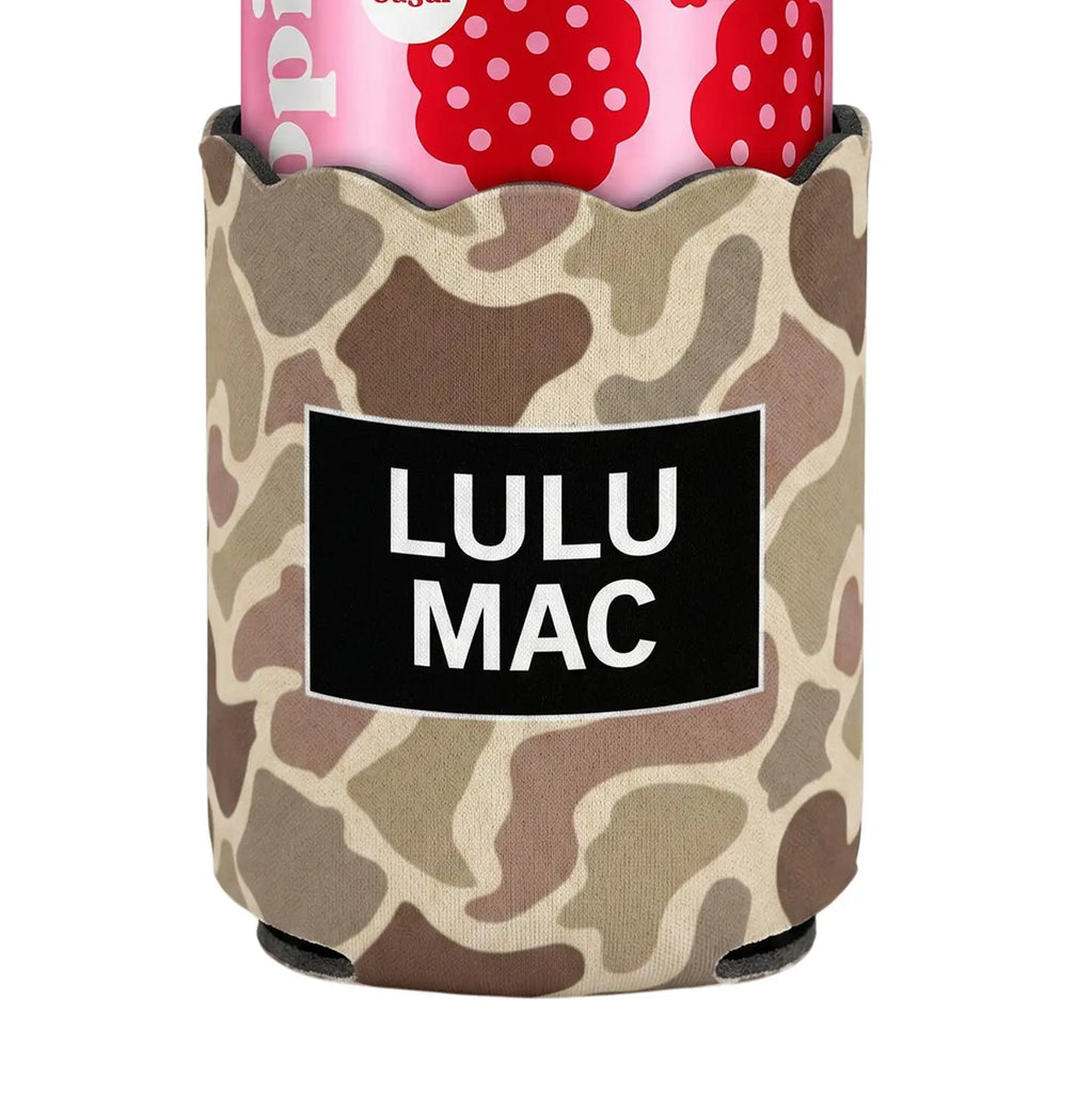 Lulu Mac Lt.Camo Koozie