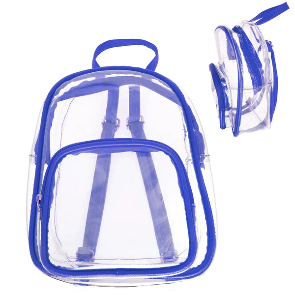 Clear Transparent Stadium Approved Backpack