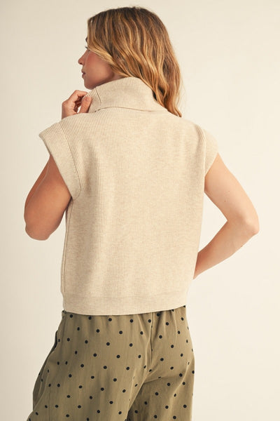 Turtle Neck Comfy Sweater Top