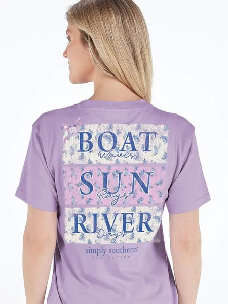 Simply Southern River Boat Tee