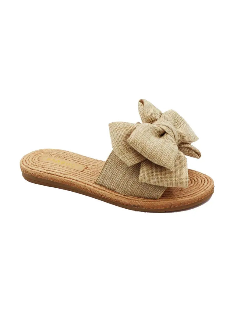 Bamboo Athena Big Bow Sandal