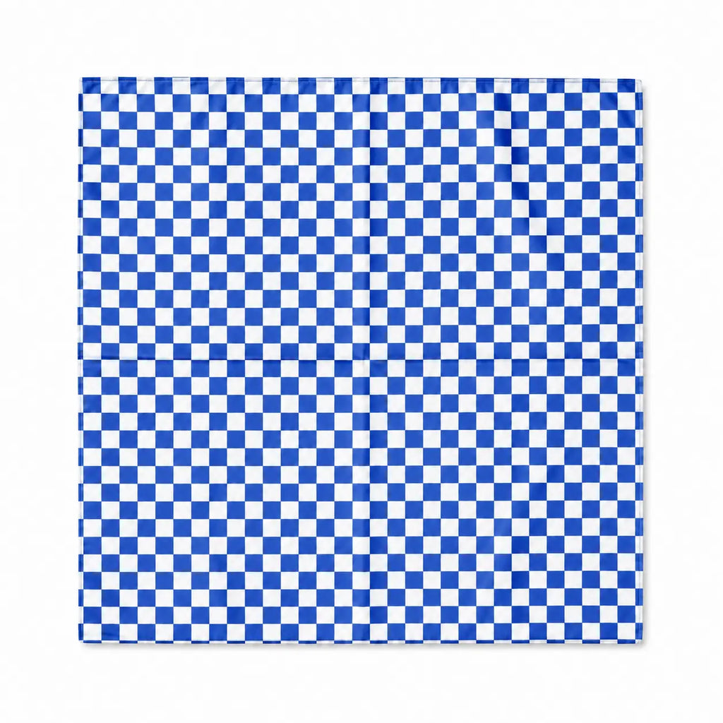 Game Day Checkered Satin Scarf
