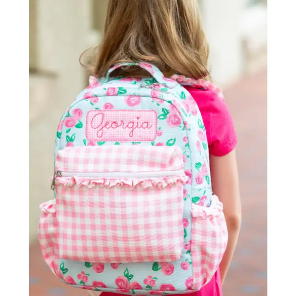 Kids Watercolor Roses Backpack