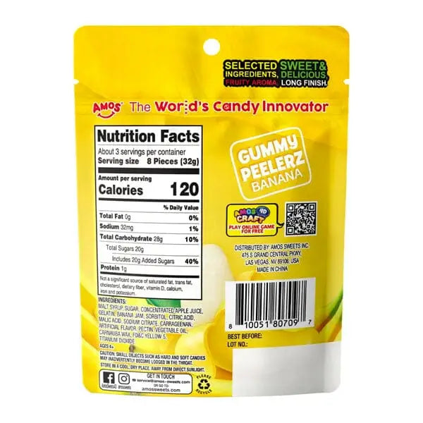 Amos 4D Peelerz Peelable Fruit Gummy Candy