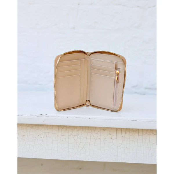 Blakely Wallet Gold Ecru