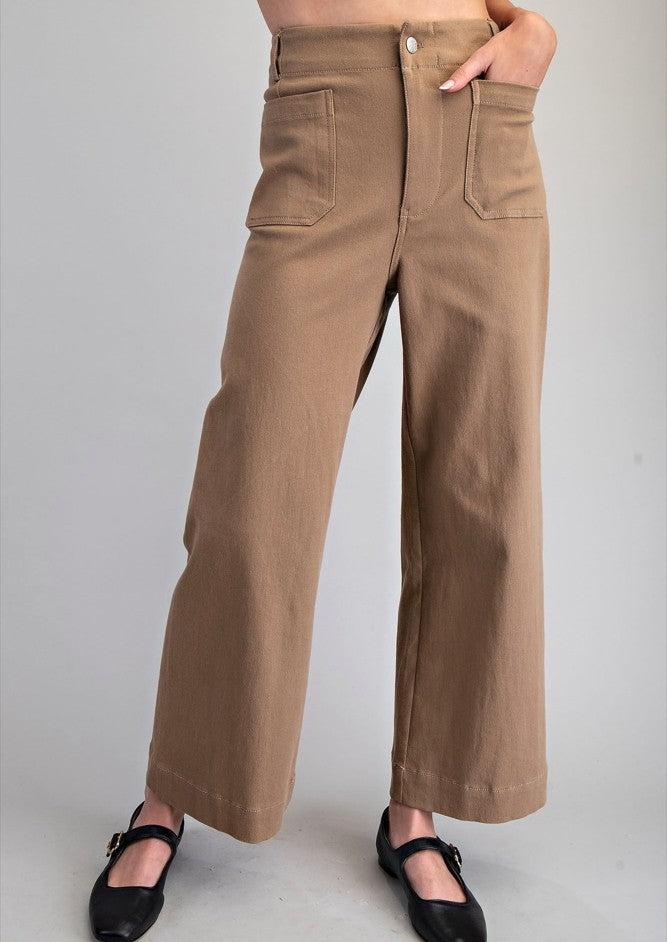 Soft Washed Wide Leg Pants