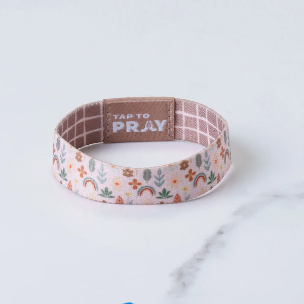 Tap To Pray Prairie & Plaid Wristband