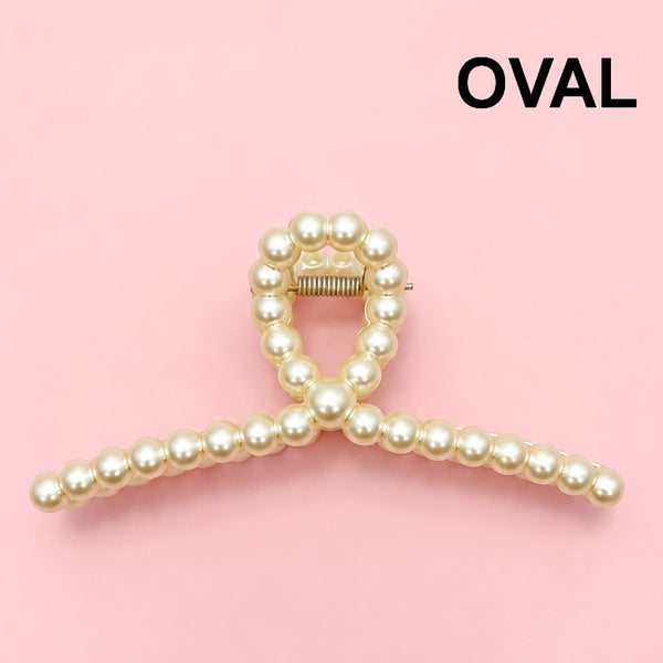 Pearl Hair Claw Clips