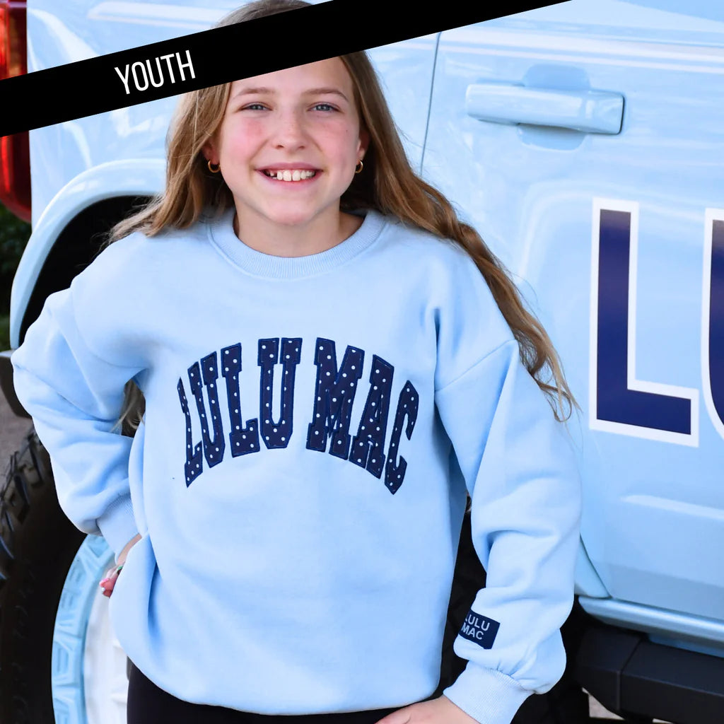 Lulu Mac Youth Polka Dot Sweatshirt