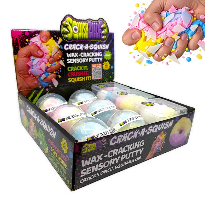 Fun Doh Wax Cracking Sensory Crunchy Squishy Putty
