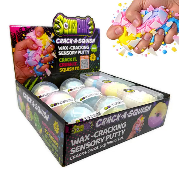 Fun Doh Wax Cracking Sensory Crunchy Squishy Putty
