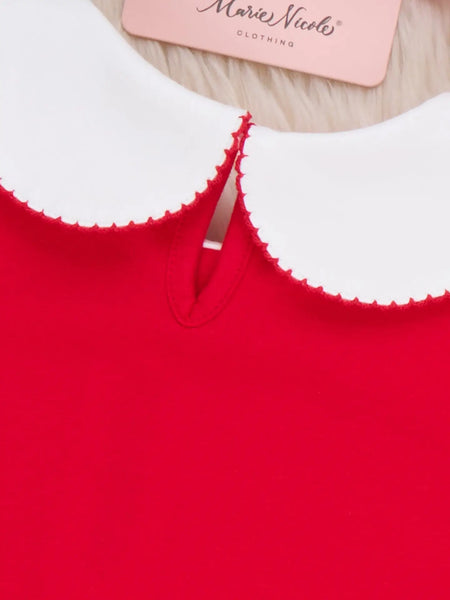 Merry Trees Embroidered Dress