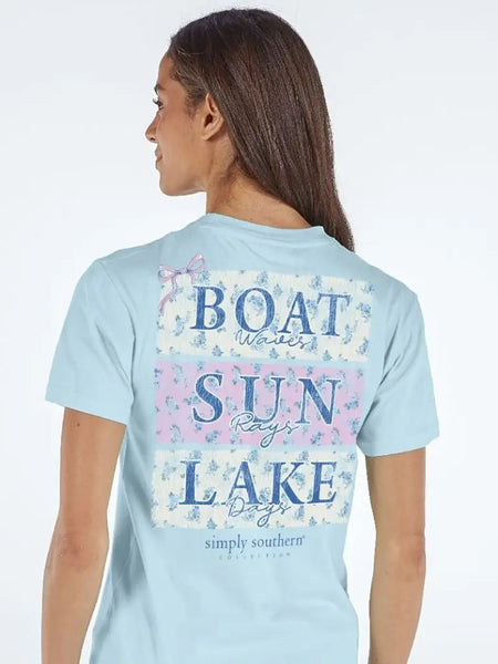 Simply Southern Lake Boat Tee