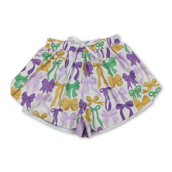 Mardi Gras Bows Shorts