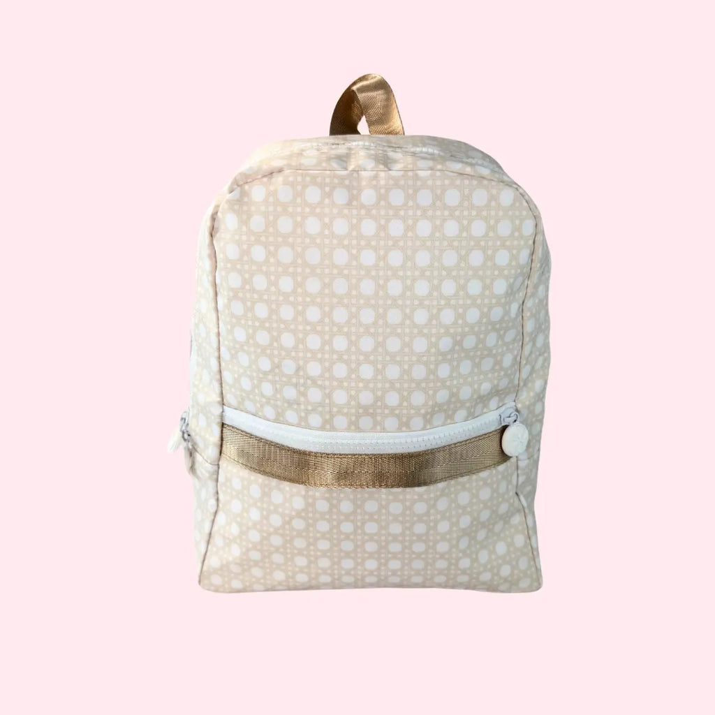 Kid's Champagne Bungalow Glossy Small Backpack
