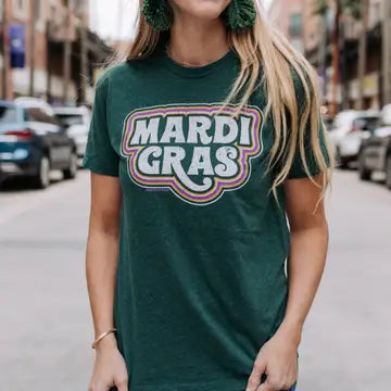 Groovy Mardi Gras Tee