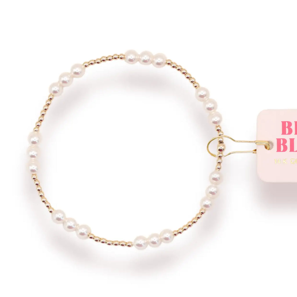 ILY Coastal Pearl Gold Bracelet-7.25in.