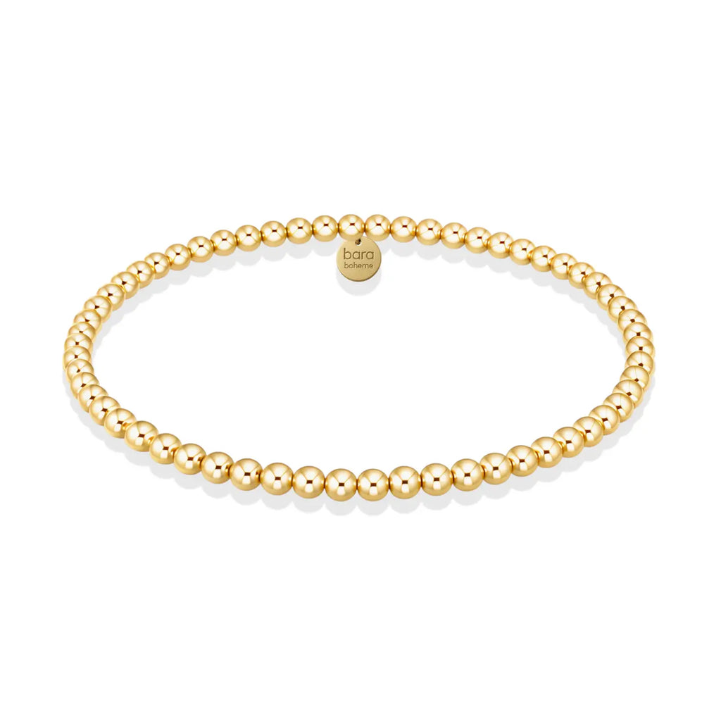 Classic 3mm Beaded Bracelet-6.5"