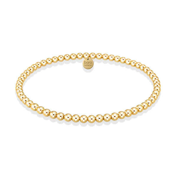 Classic 3mm Beaded Bracelet-6.5"