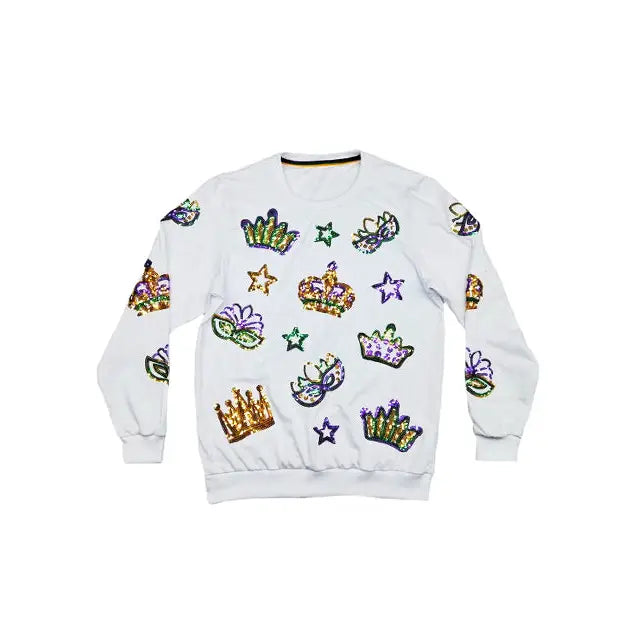 Youth Crown & Mask Pullover