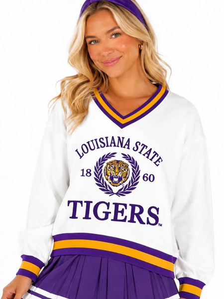 Lsu Heritage V-Neck Pullover