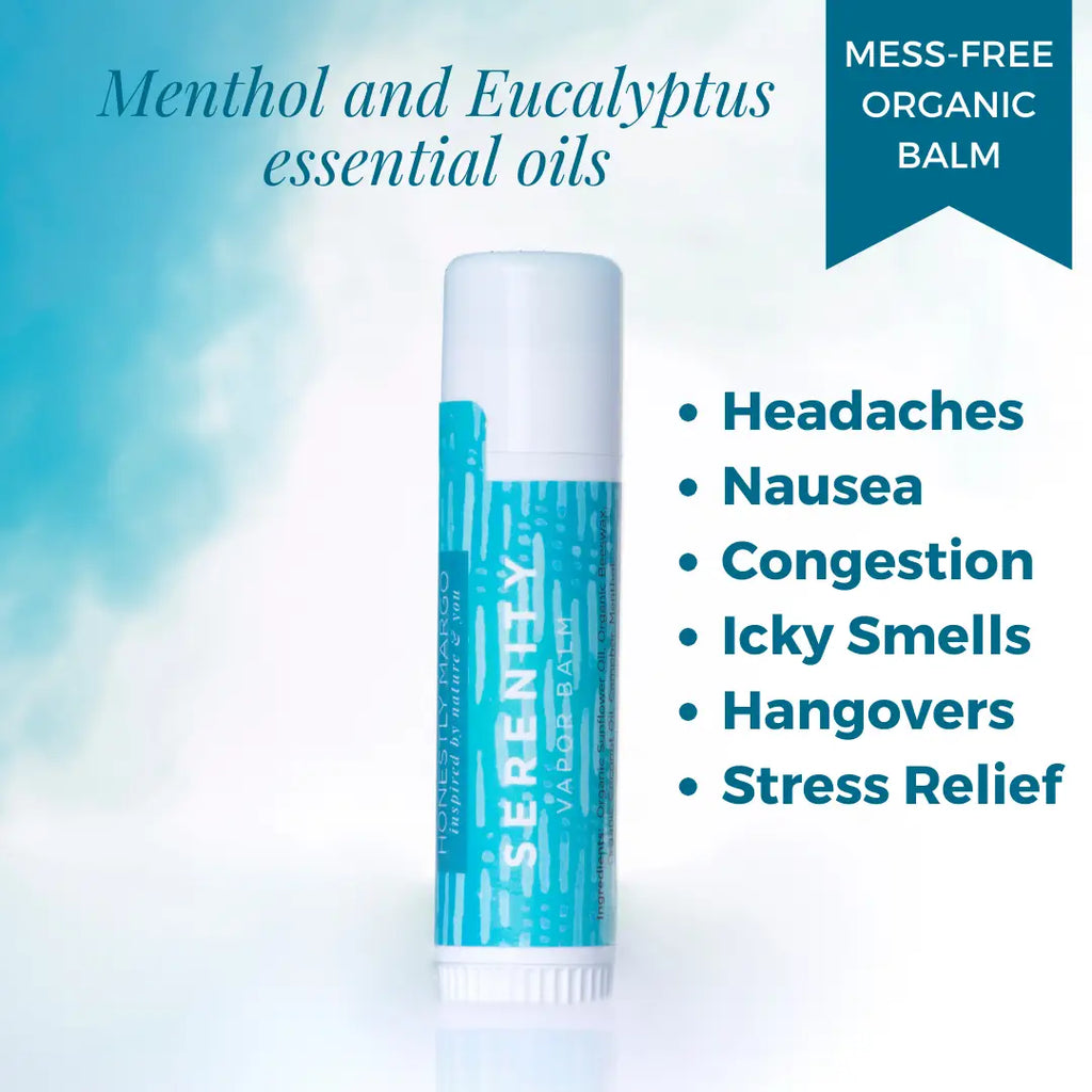 Menthol, Eucalyptus, Vapor Serenity Aromatherapy Balm