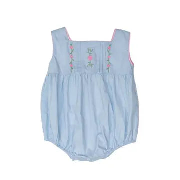 Sara Beth Kid's Blue Rosebud Bubble