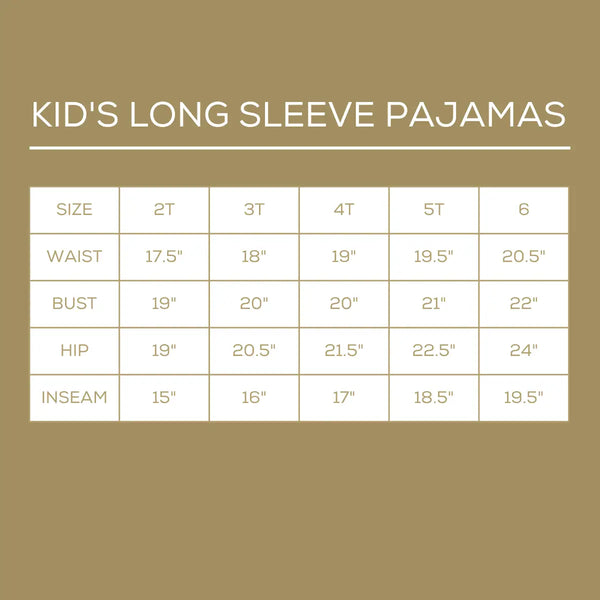 Kid's Nutcracker March Long Sleeve PJ Set