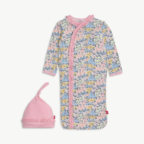 Magnetic Gown & Hat Set w/ Ruffle