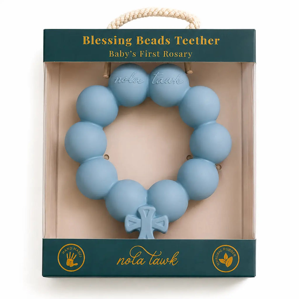 Blue Blessing Beads Teether