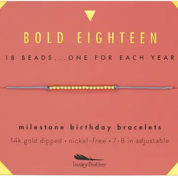 Milestone Birthday Bracelet