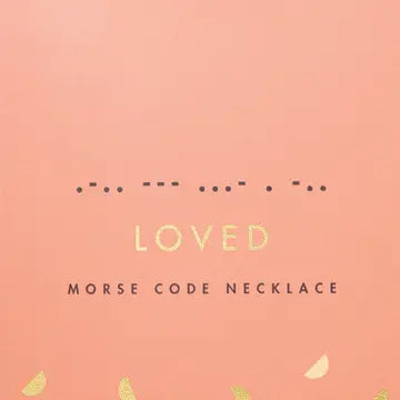 Morse Code Necklace