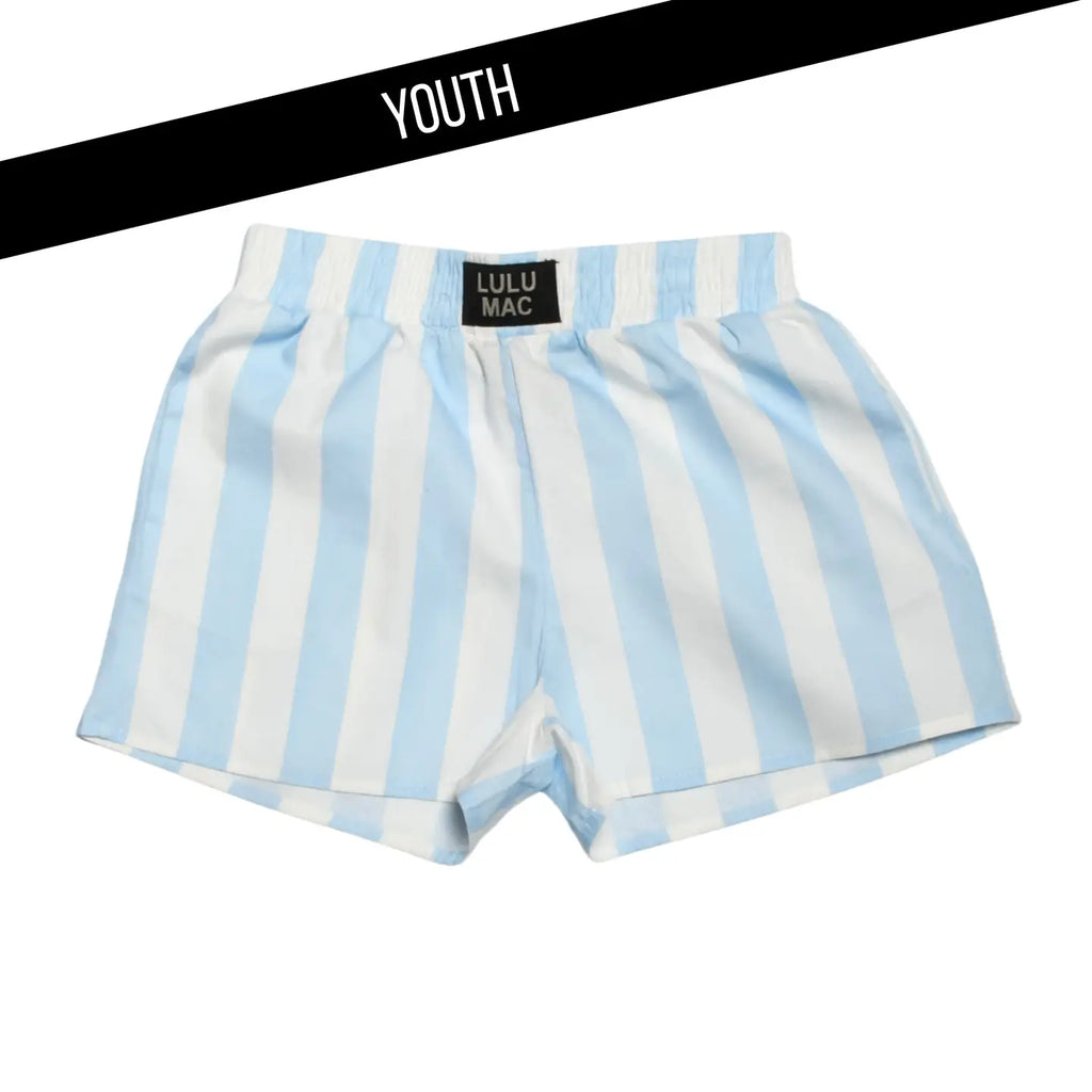 LuluMac Youth Darby Striped Shorts