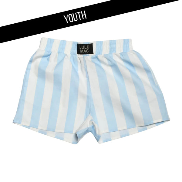 LuluMac Youth Darby Striped Shorts