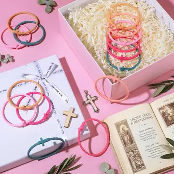 Silicone Cross Bracelet