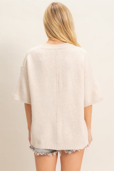 Oversized Drop Shoulder Sweater