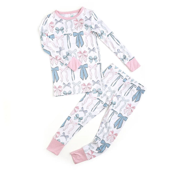 Samantha Bows Two Piece Bamboo Kids Lounge