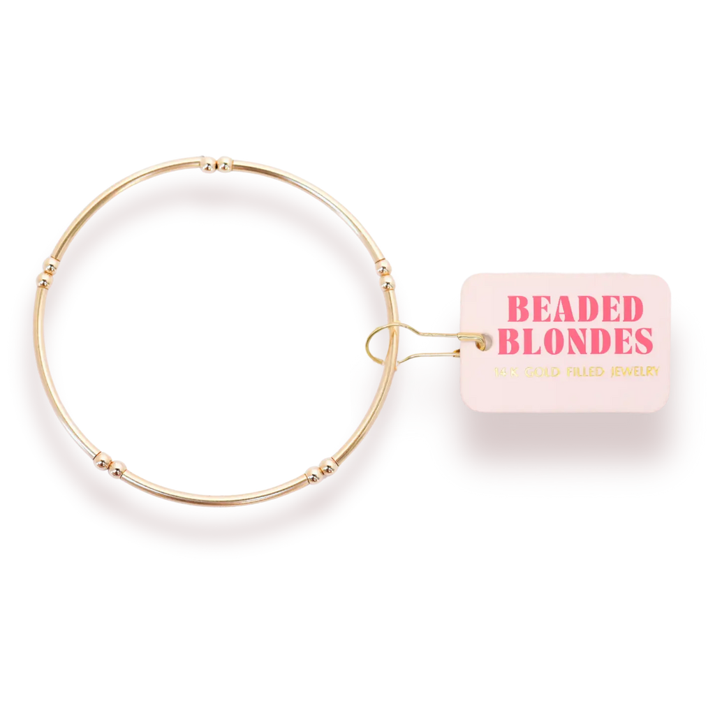 Mollie Bar Bracelet in Gold-6.75in.