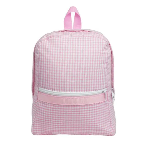 Kid's Pink Gingham Small Backpack
