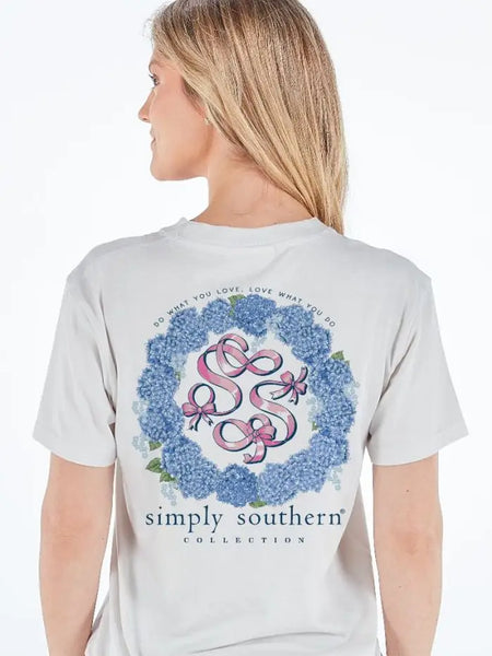 Simply Southern Floral Logo Tee
