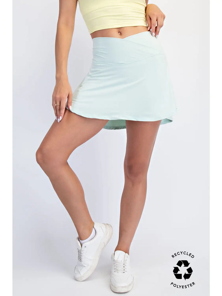 Butter V Shaped High Waist Skort