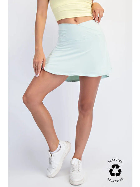 Butter V Shaped High Waist Skort