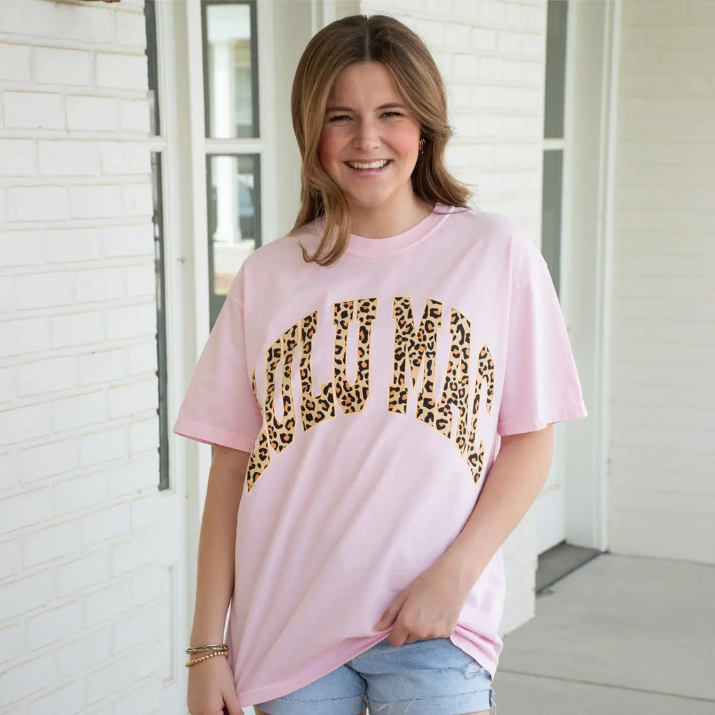 Lulu Mac Leopard Print Tee