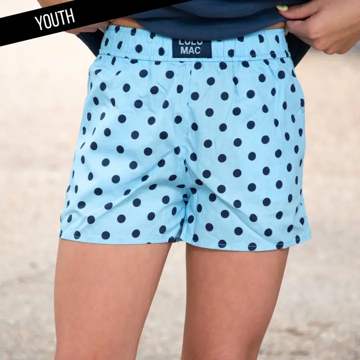 LuluMac Youth Small Polka Dot Shorts
