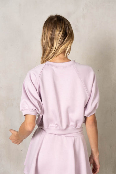 Raglan Sleeve Sweatshirt & Skort Set