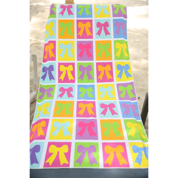 Neon Bow Bonanza Towel