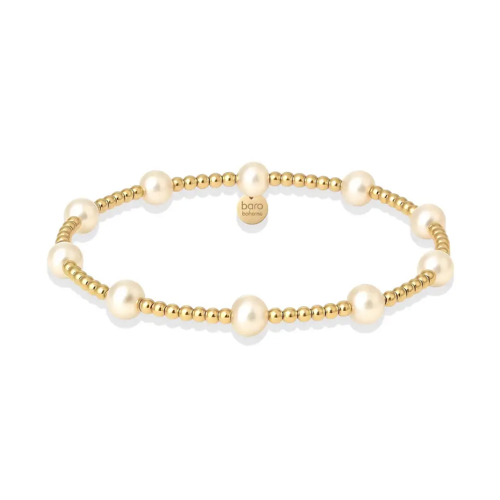 Bara Pearl Beaded Bracelet-6.5"
