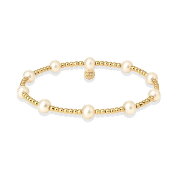 Bara Pearl Beaded Bracelet-6.5"
